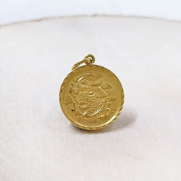 gold phoenix pendant