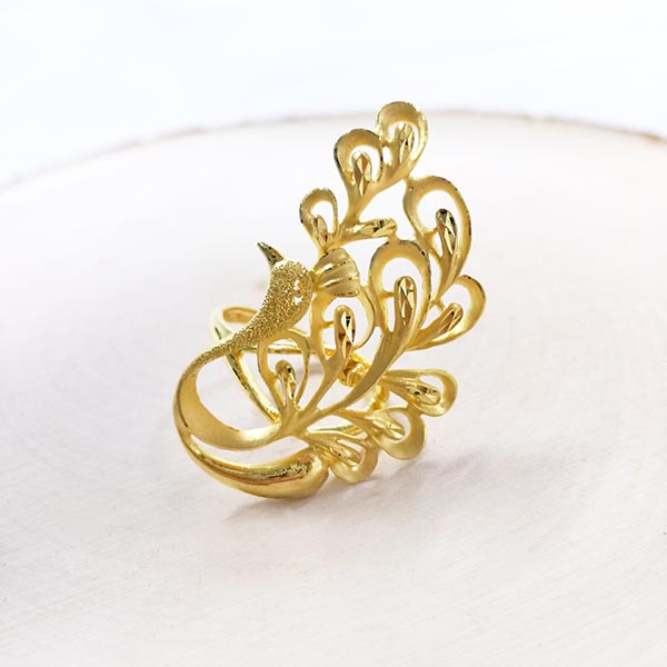 Adjustable gold clearance ring for girl